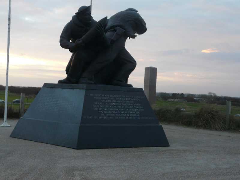Mémorial dédié aux soldats Américains
