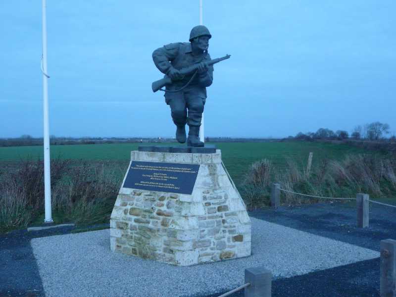 Statue dédié aux soldats Américains 6 Juin 1944
