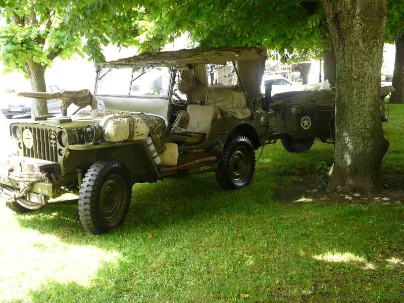 Jeep de l’armée Américaine à Ste Marie du Mont
