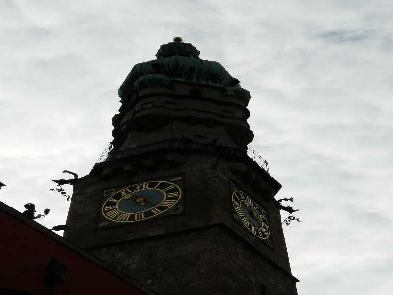 Clocher d’horloge  Innsbruck
