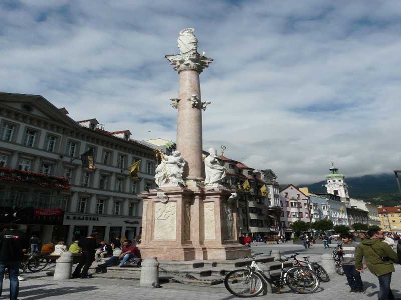 La colonne St Anne  innsbruck
