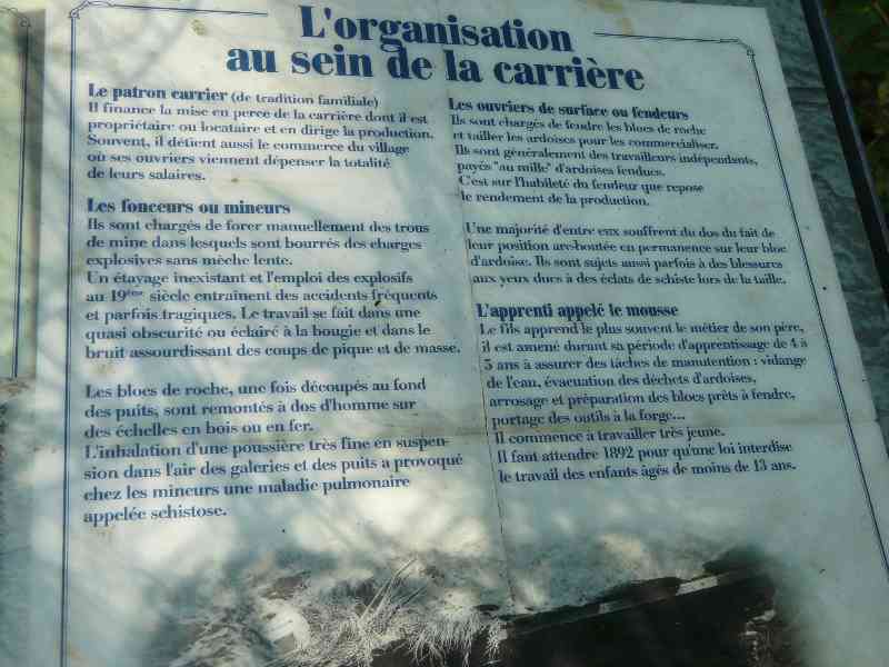 Organisation au sujet des mines a Mur de Bretagne-Caurel
