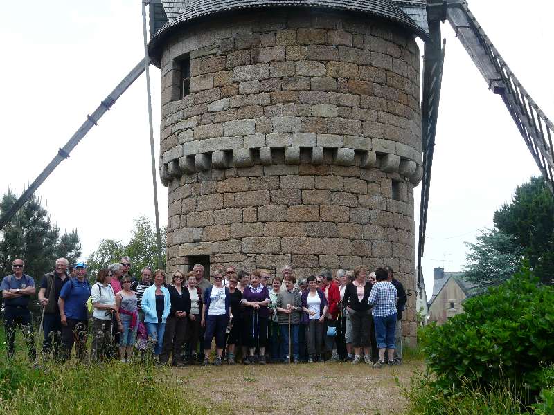 Les randonneurs des 2 mns  Ploumanac’h (Moulin de Crac’h )
